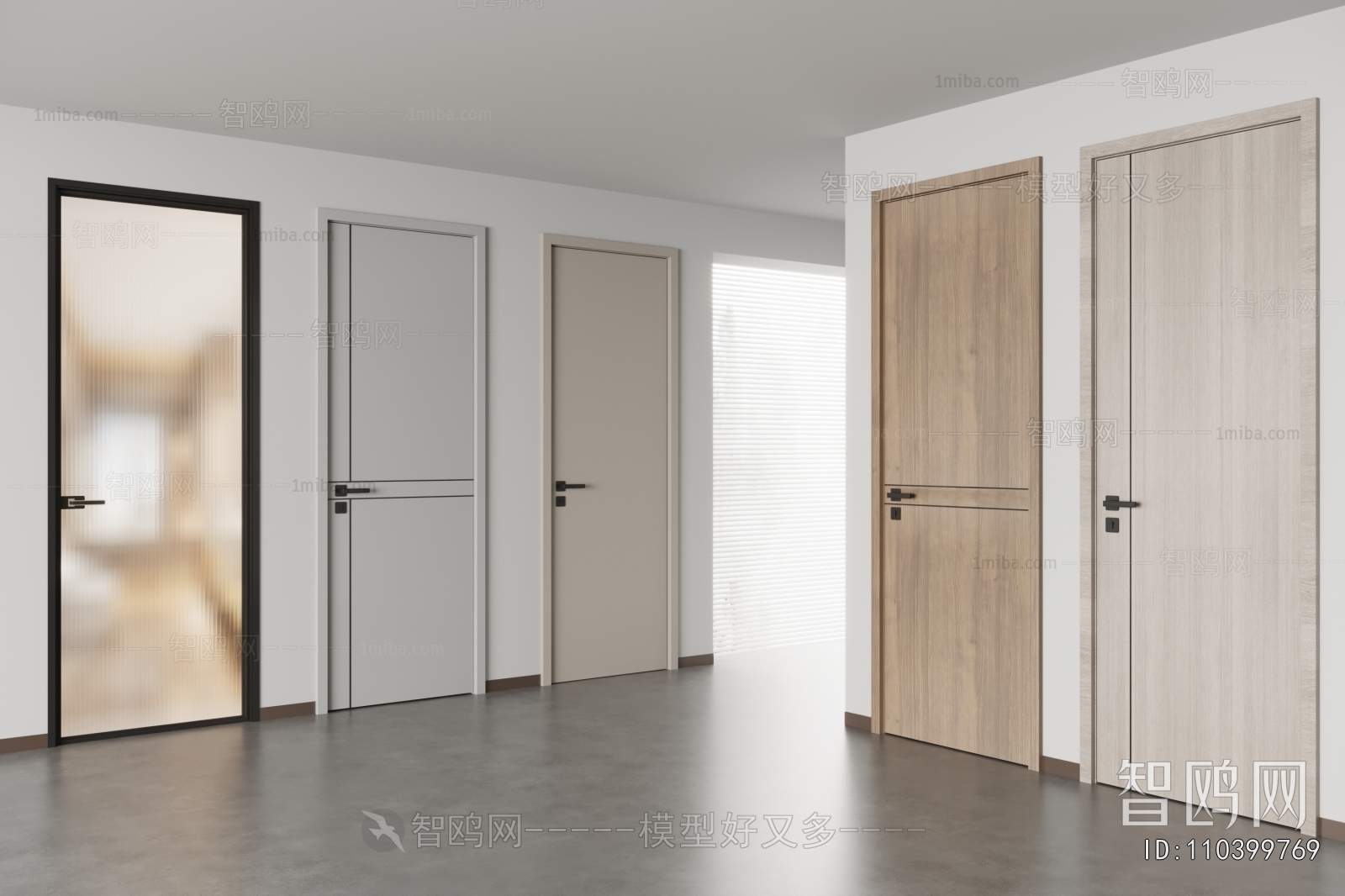 Modern Single Door