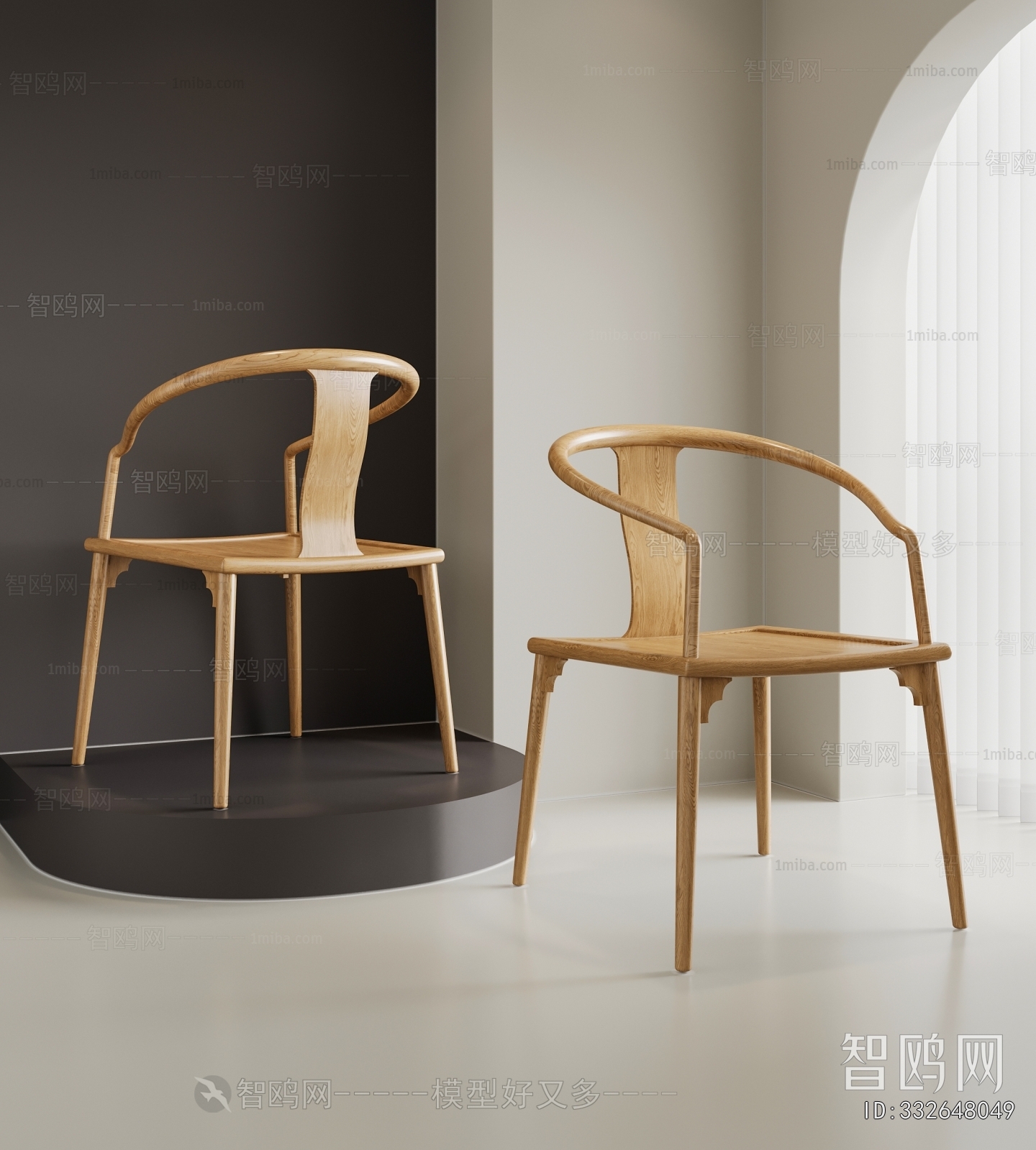 New Chinese Style Single Chair