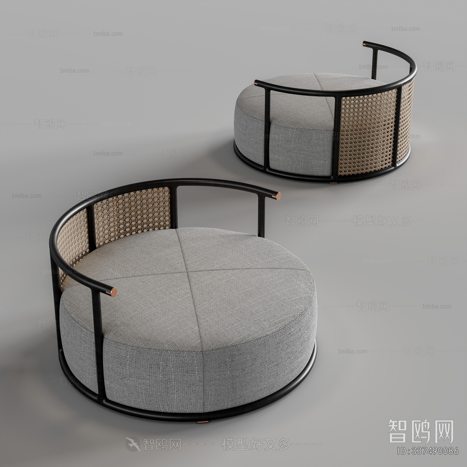 New Chinese Style Sofa Stool