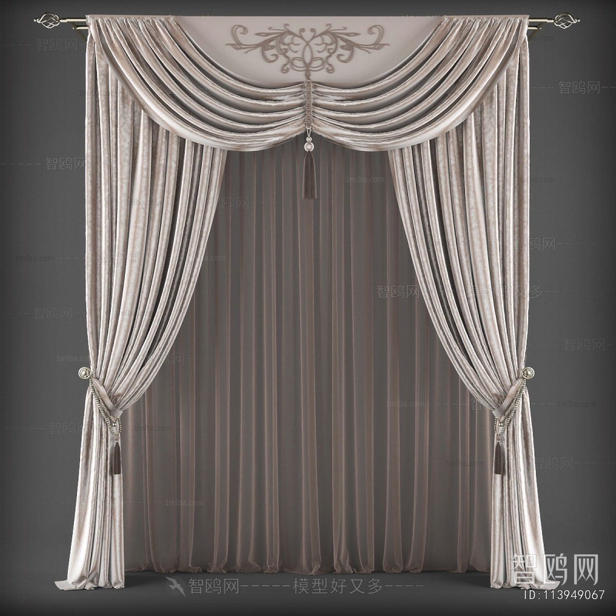 Simple European Style The Curtain