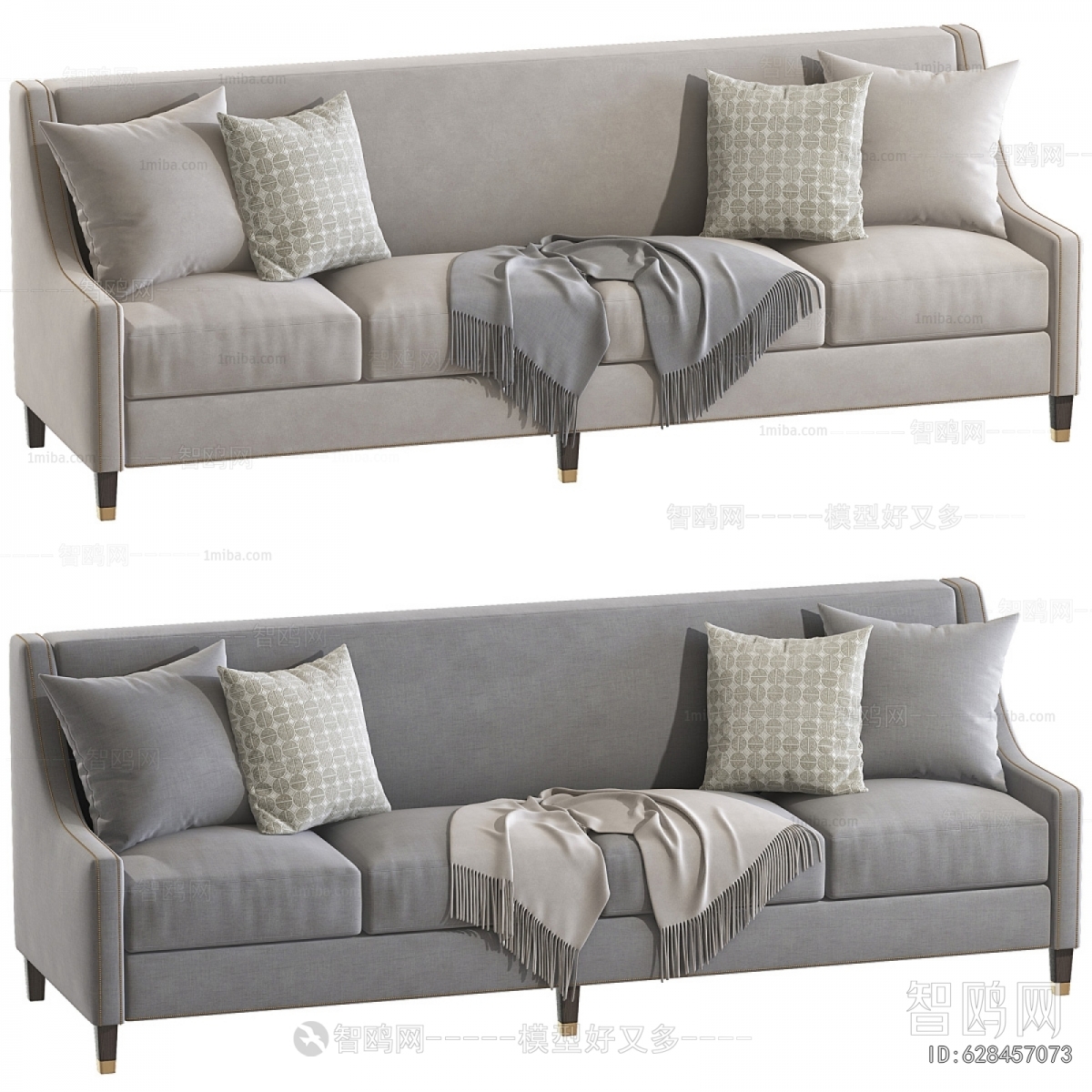 Modern Three-seat Sofa