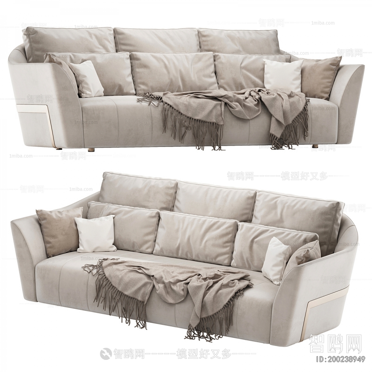 Modern Three-seat Sofa