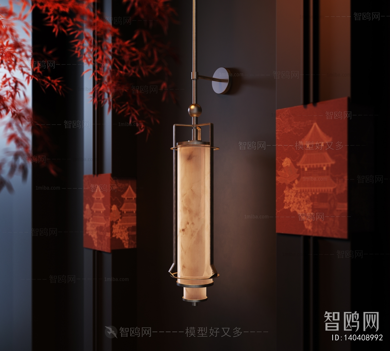 New Chinese Style Wall Lamp