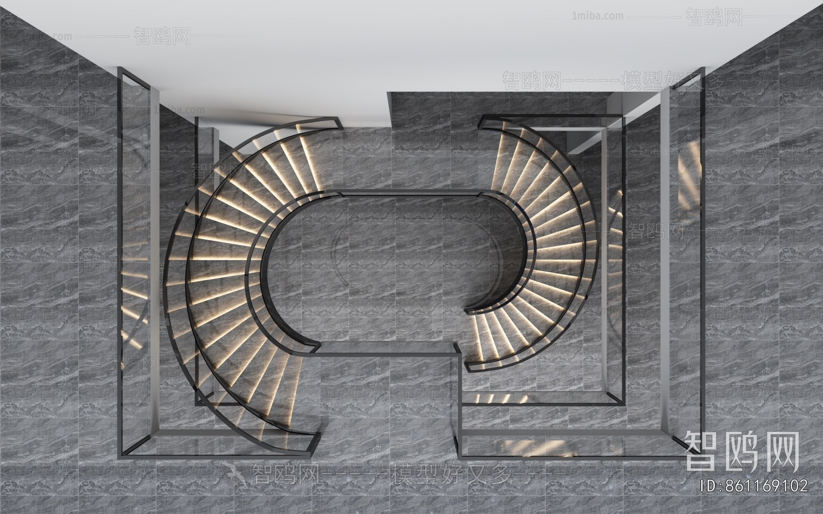 Modern Rotating Staircase