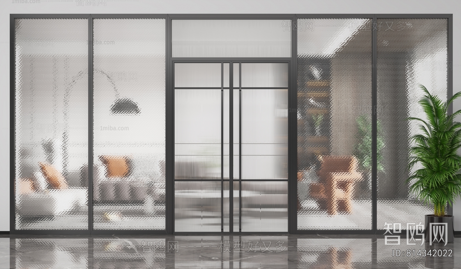 Modern Glass Screen Partition