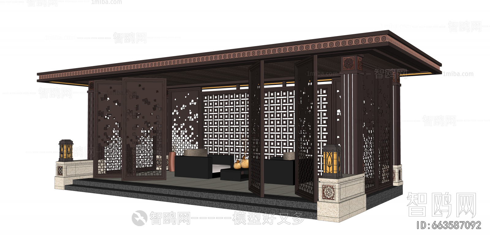 New Chinese Style Pavilion