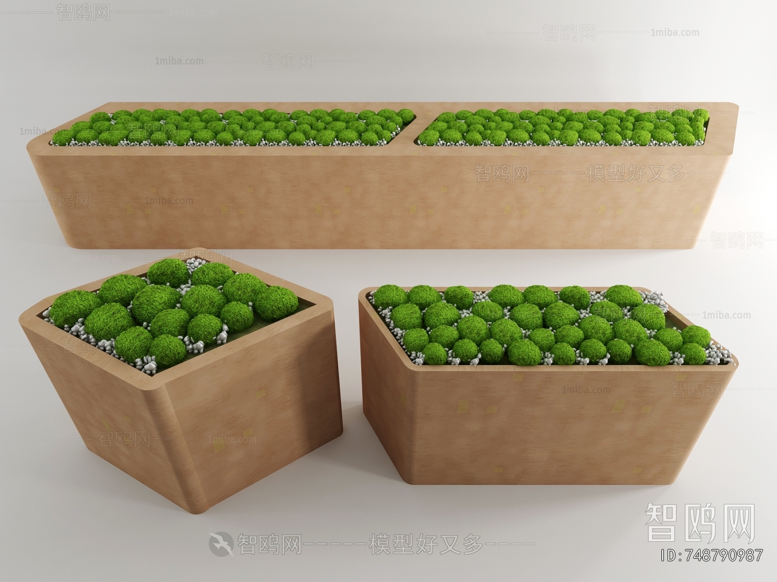 Modern Flower Bed, Flower Bowl, Flower Box