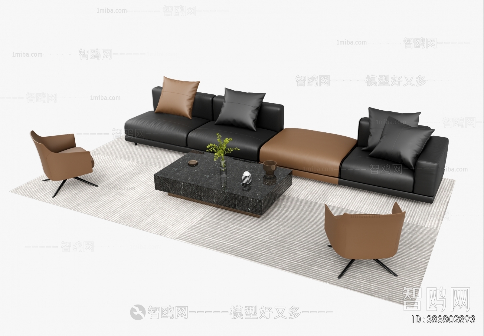 Modern Multi Person Sofa