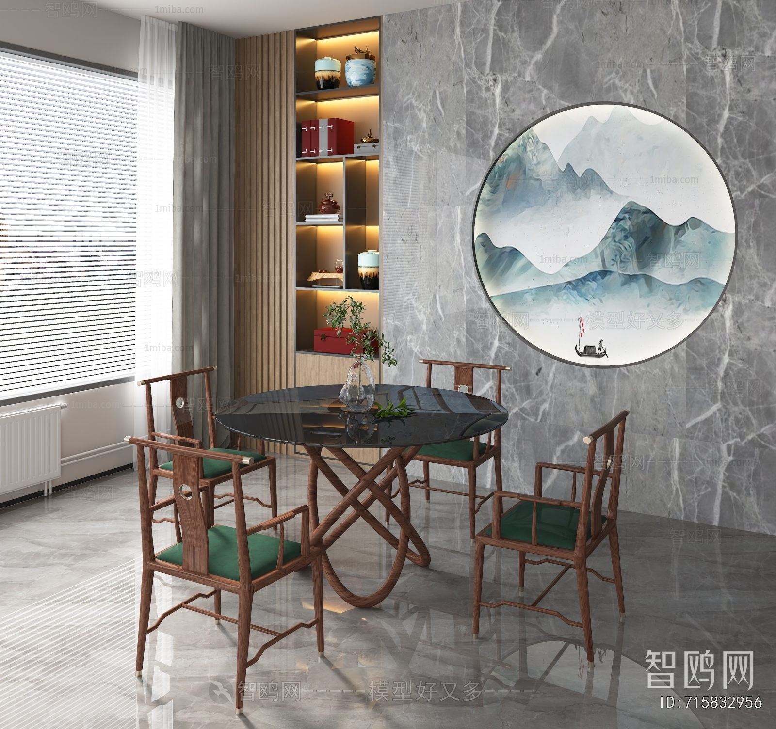 New Chinese Style Dining Table And Chairs