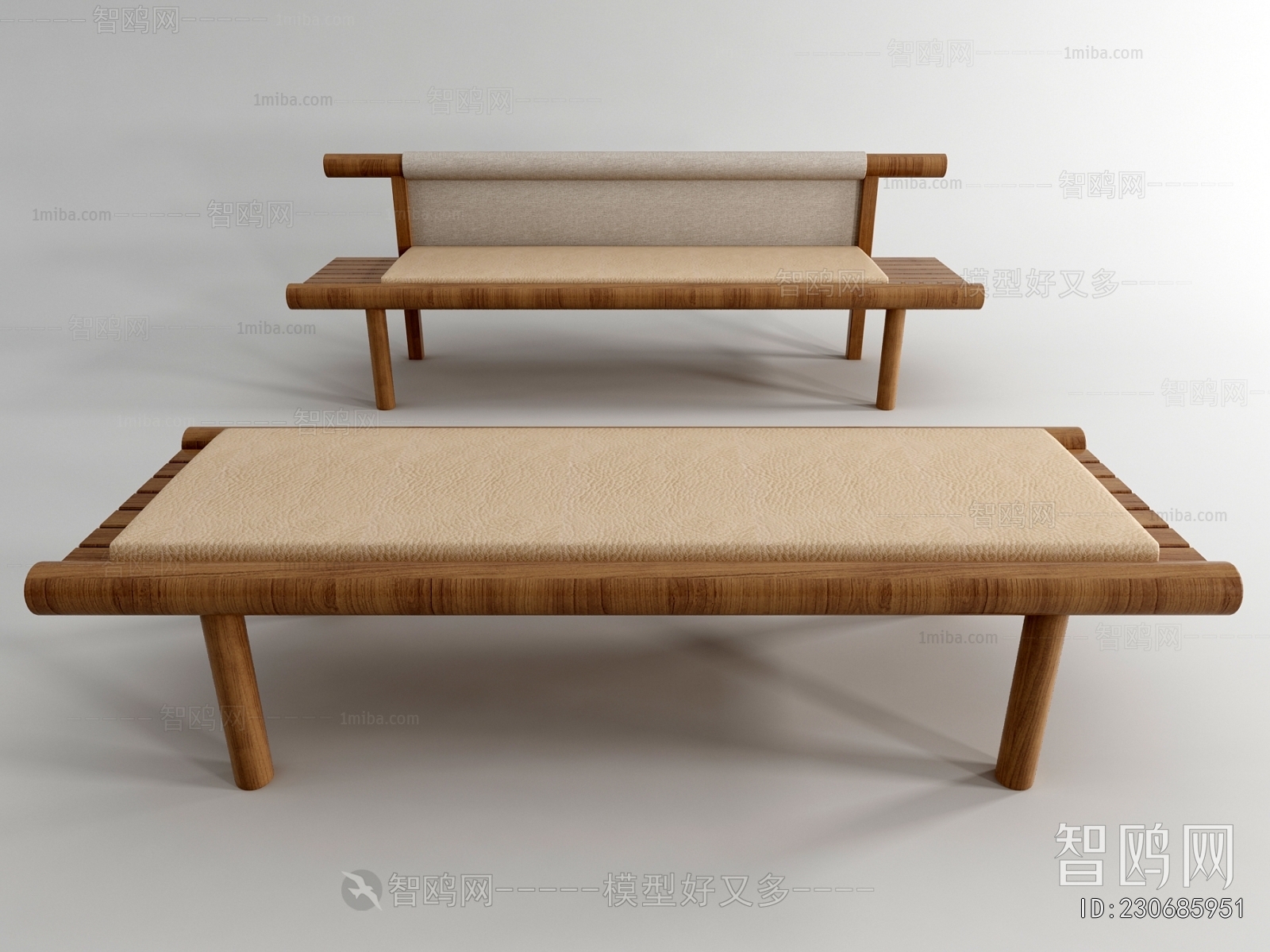 New Chinese Style Bench