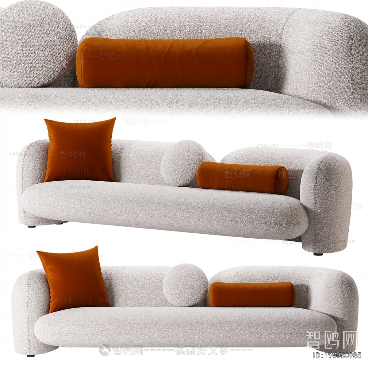 Modern Three-seat Sofa