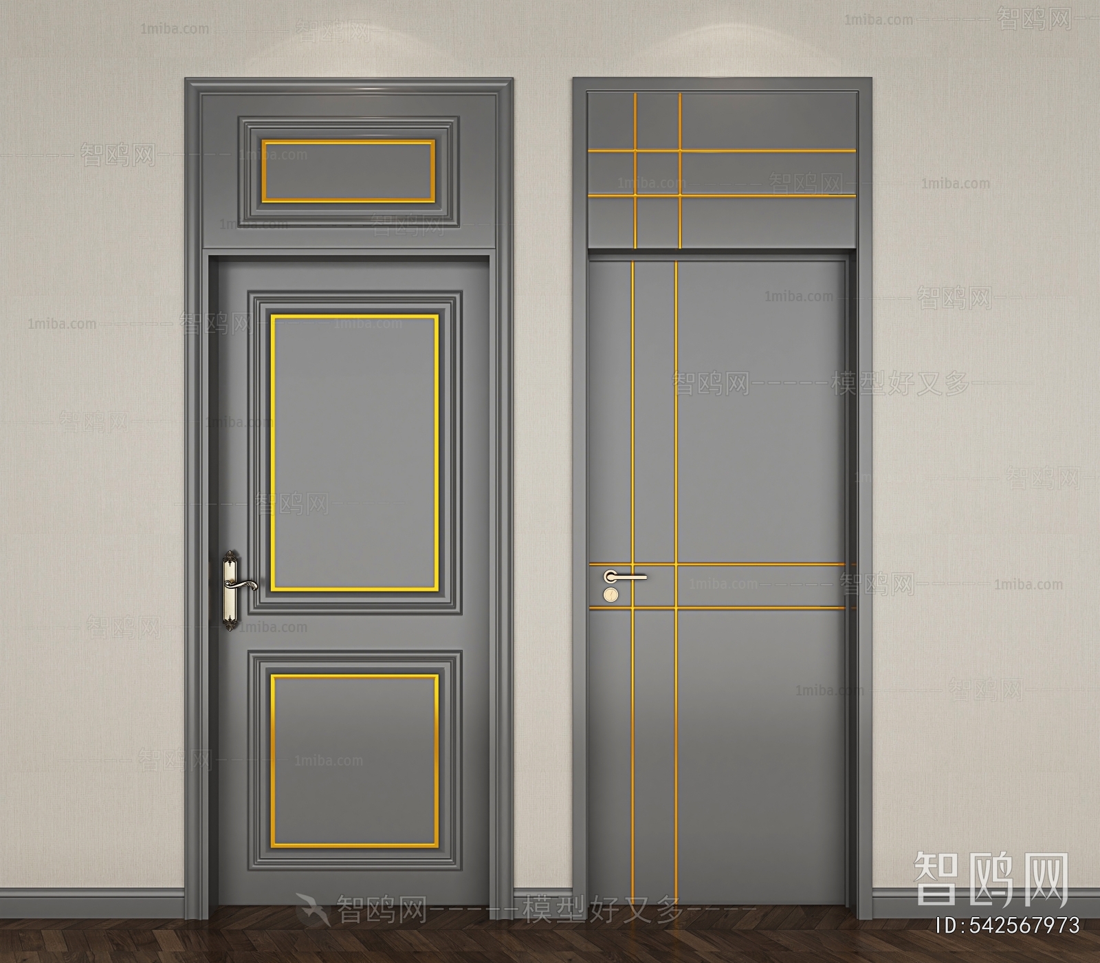 Modern Single Door