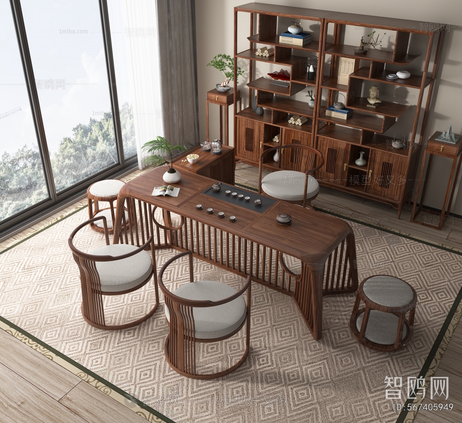 New Chinese Style Tea Tables And Chairs