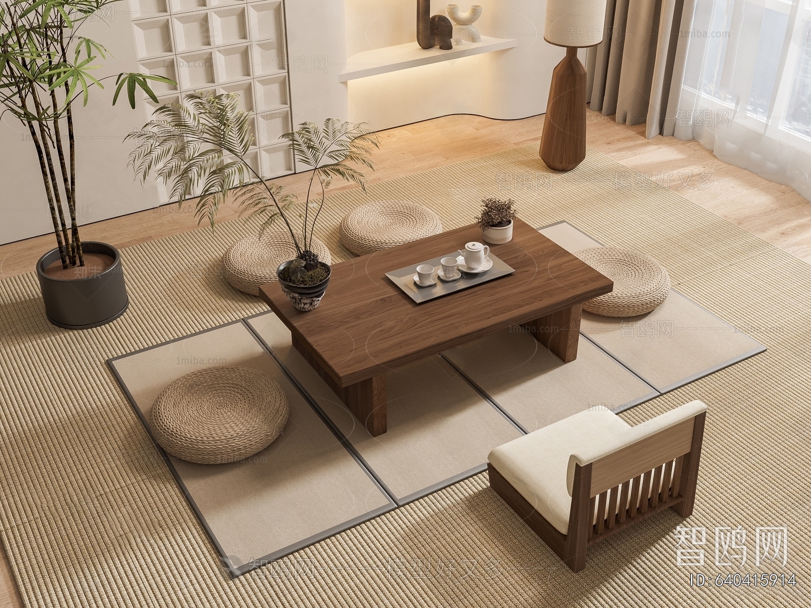 Japanese Style Tea Tables And Chairs