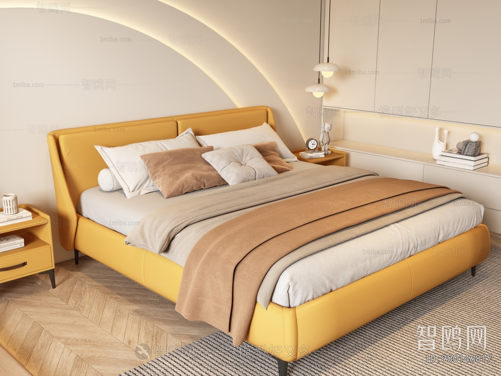 Modern Double Bed