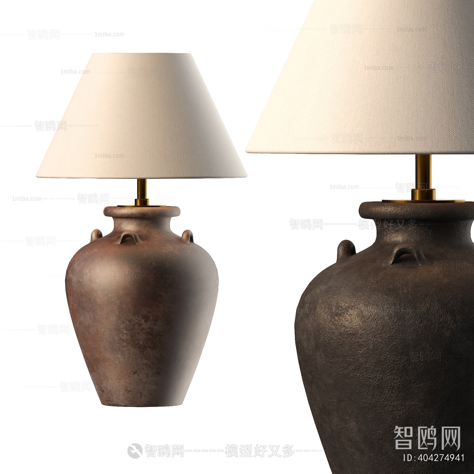 Wabi-sabi Style Table Lamp