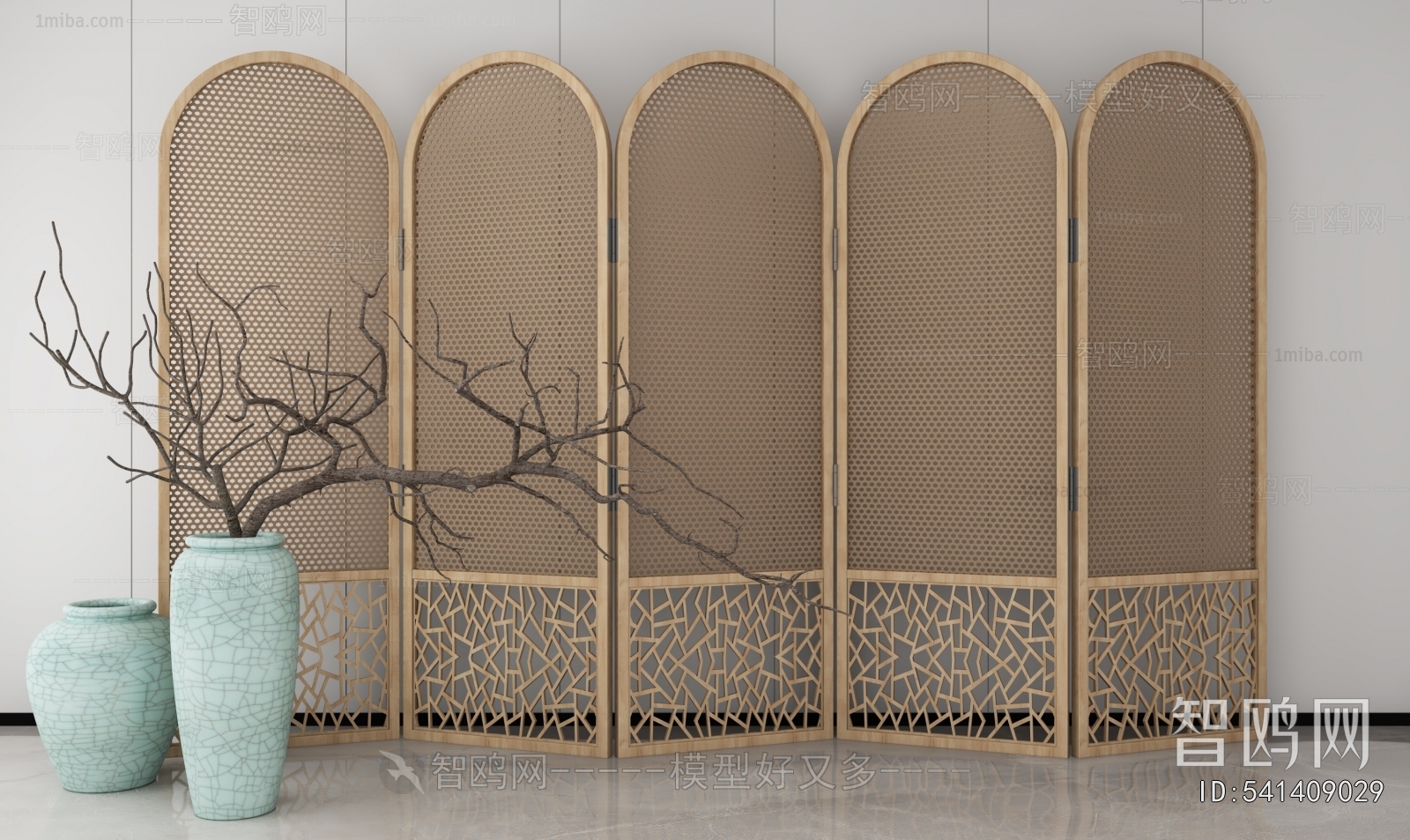 Modern Wooden Screen Partition