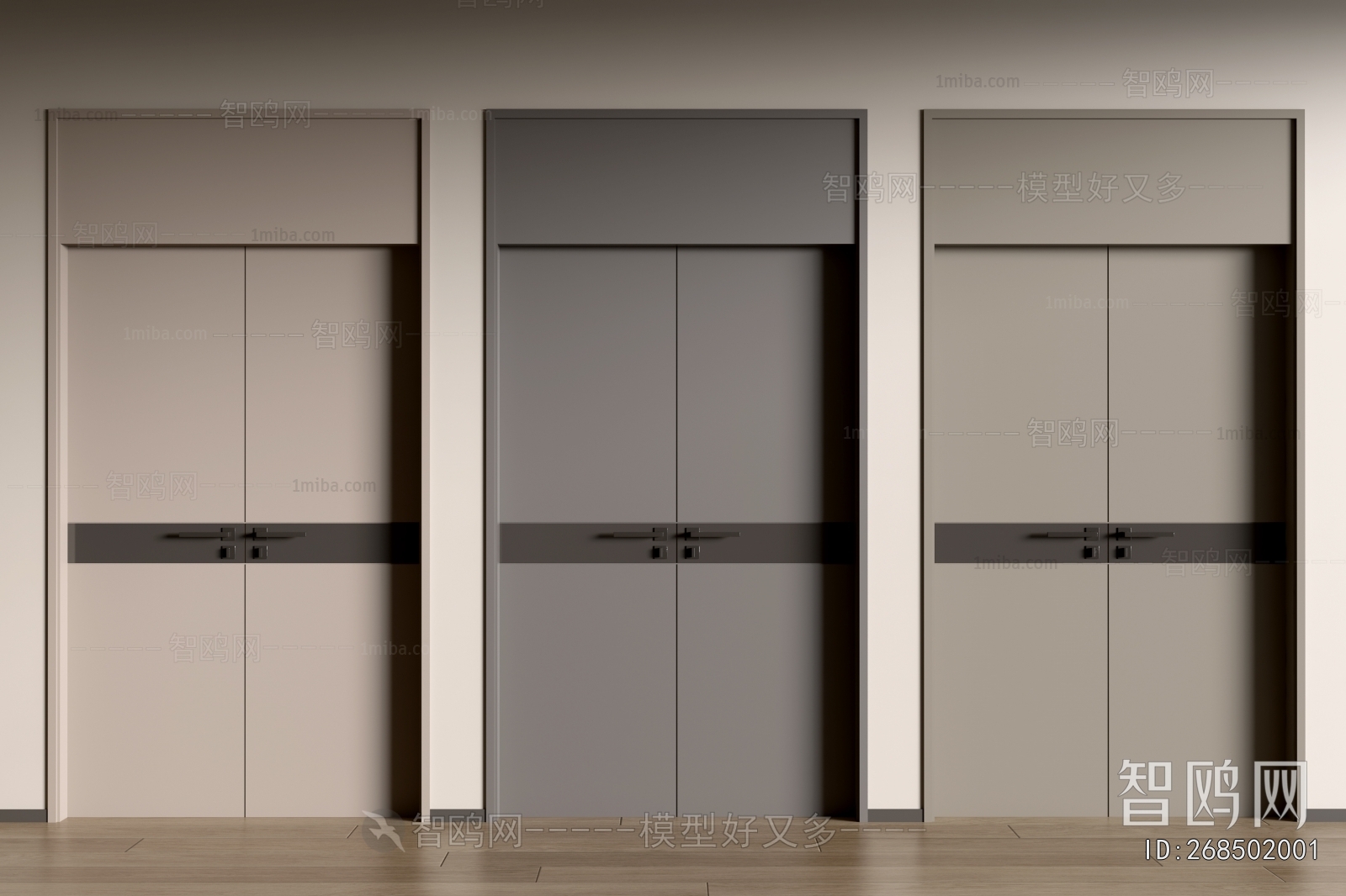 Modern Double Door