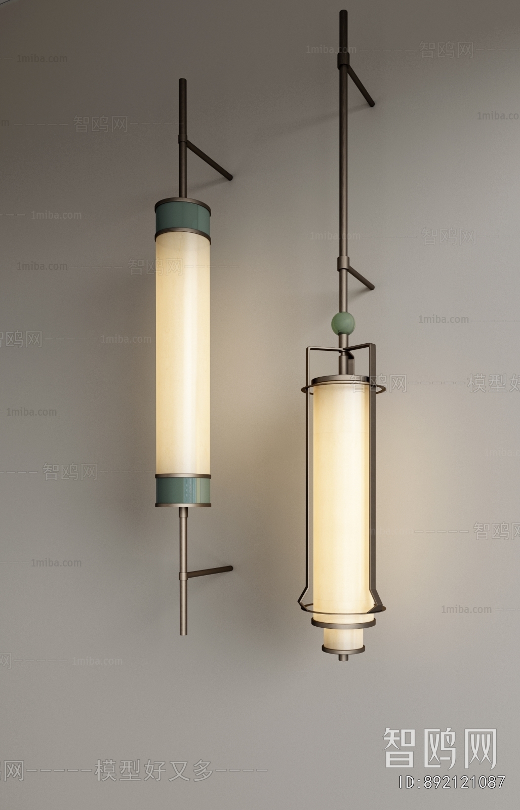 New Chinese Style Wall Lamp