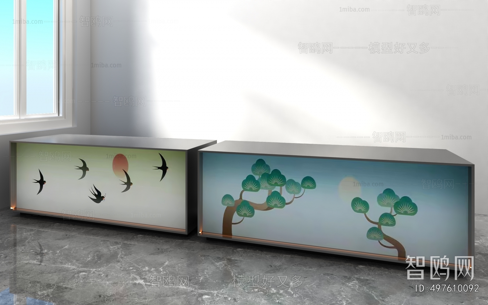 New Chinese Style Reception Desk