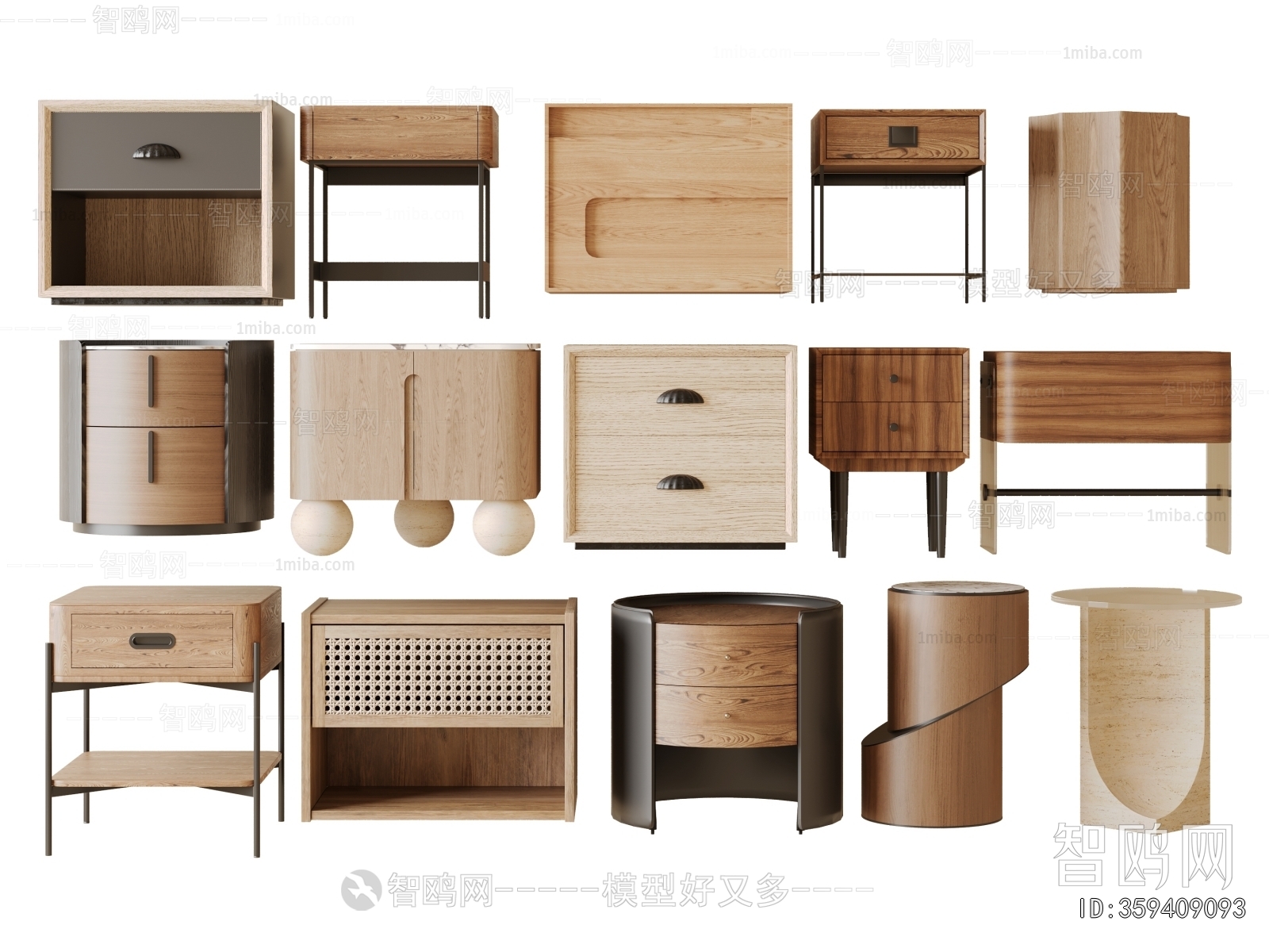 Modern Bedside Cupboard