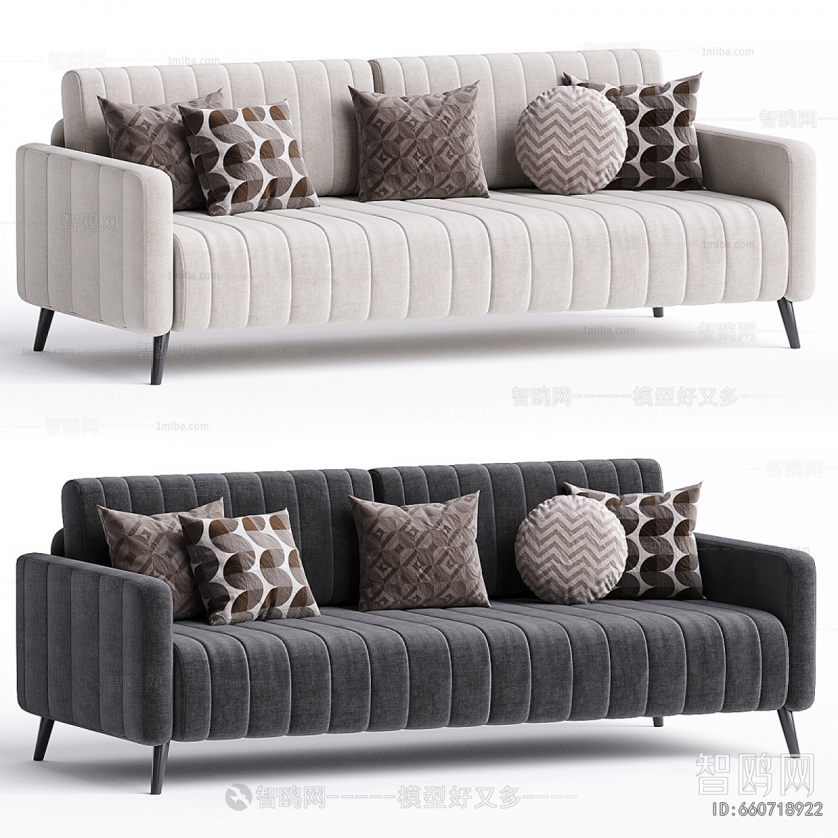 Modern Multi Person Sofa