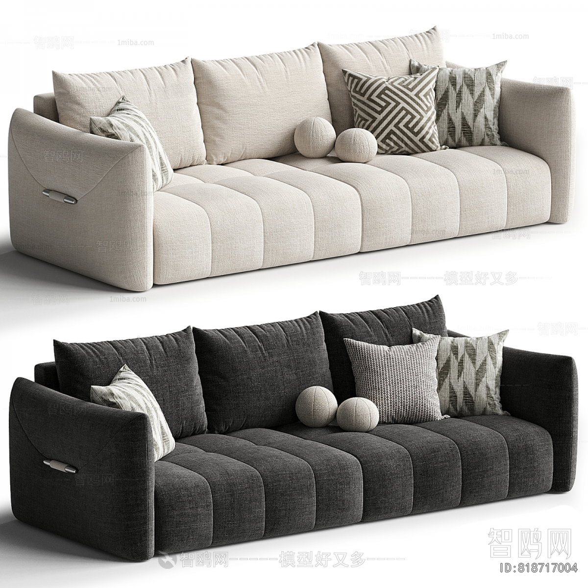 Modern Three-seat Sofa