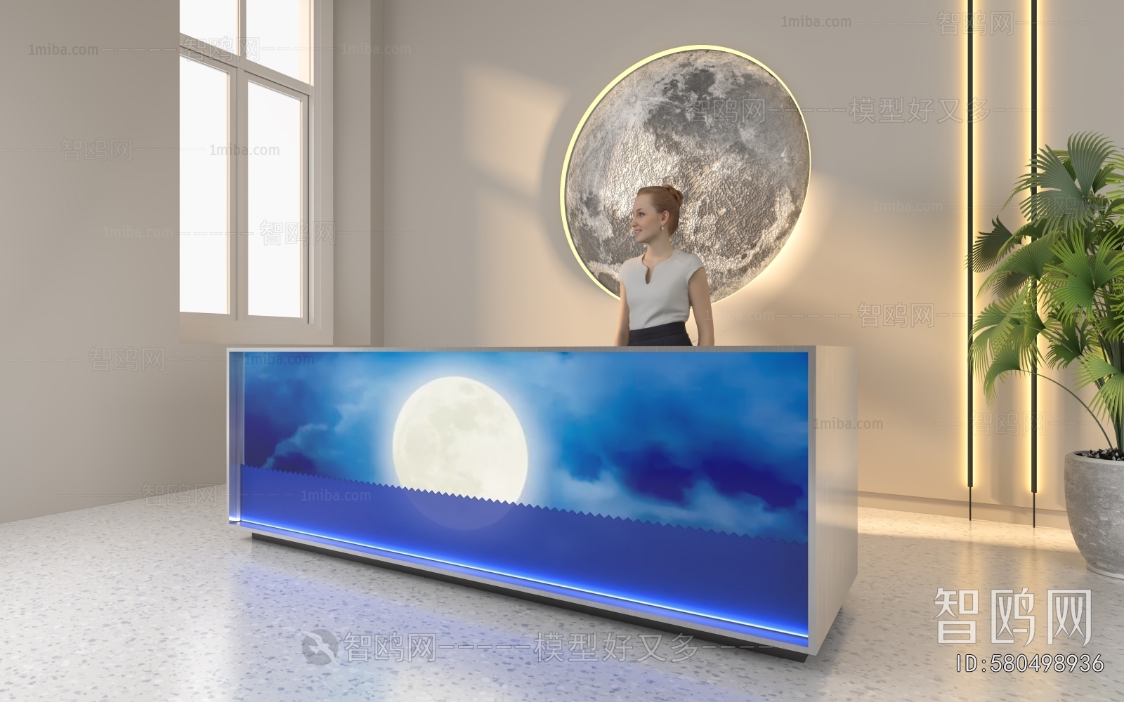 Modern Reception Desk