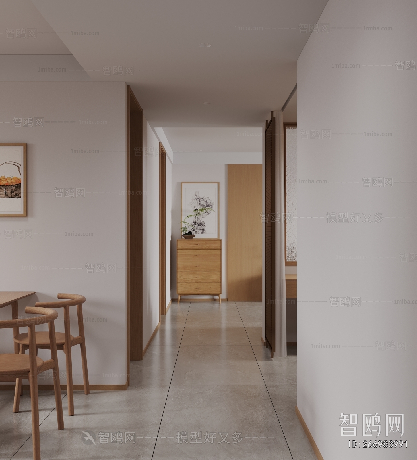 New Chinese Style Hallway