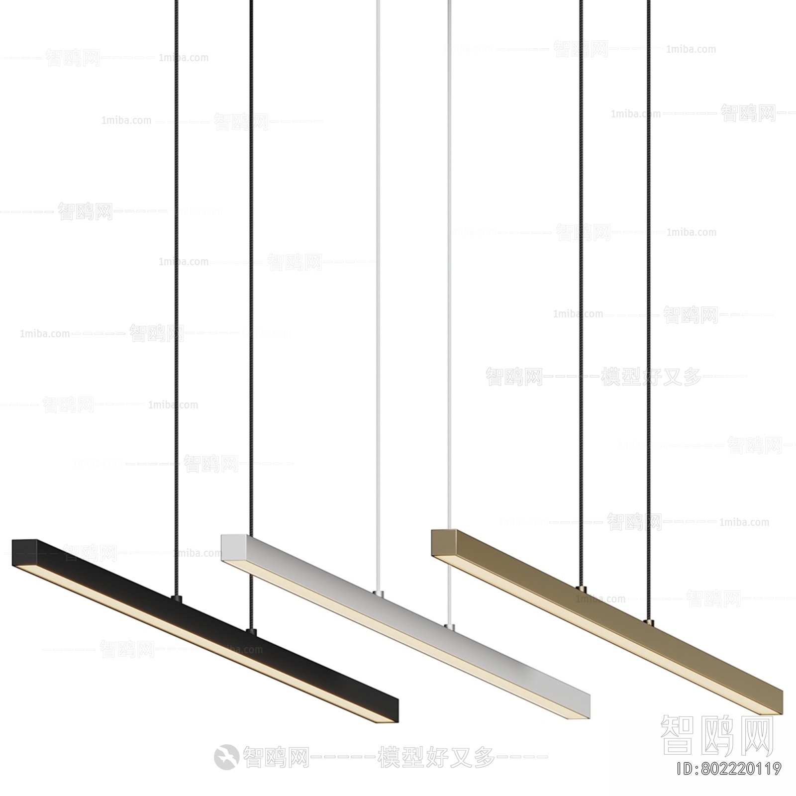 Modern Long Chandelier