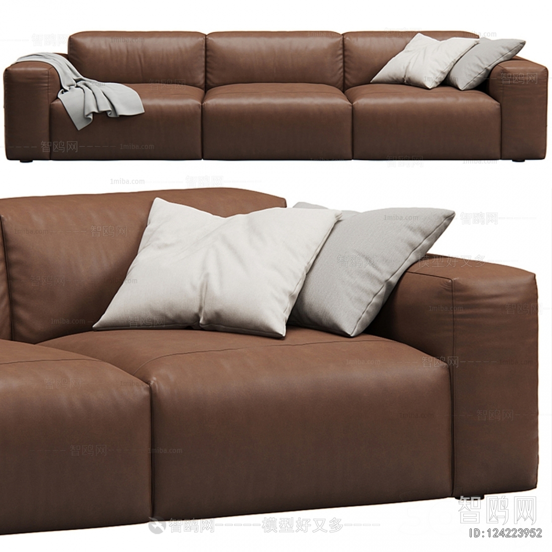 Modern Three-seat Sofa