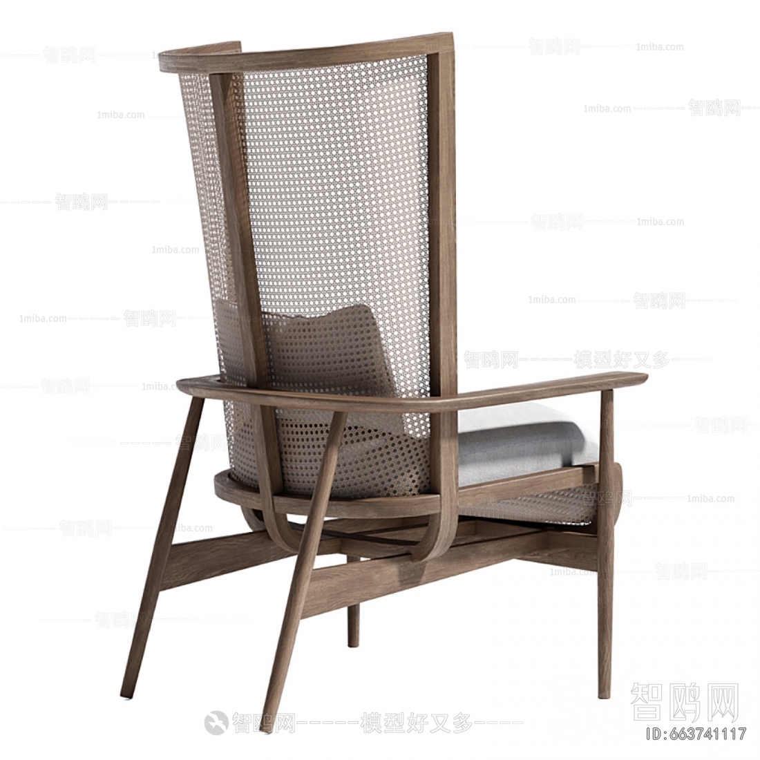 Wabi-sabi Style Lounge Chair