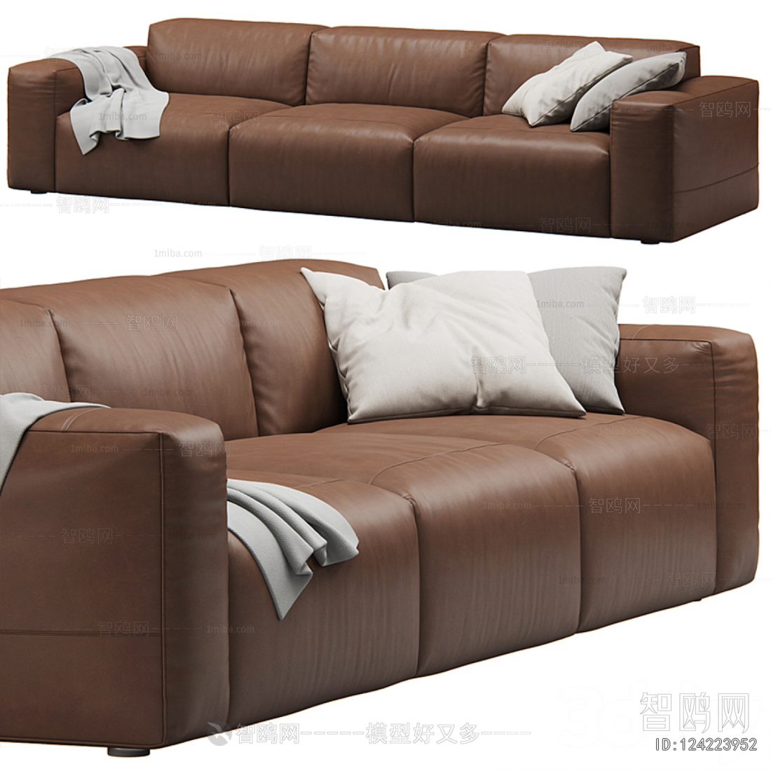 Modern Three-seat Sofa