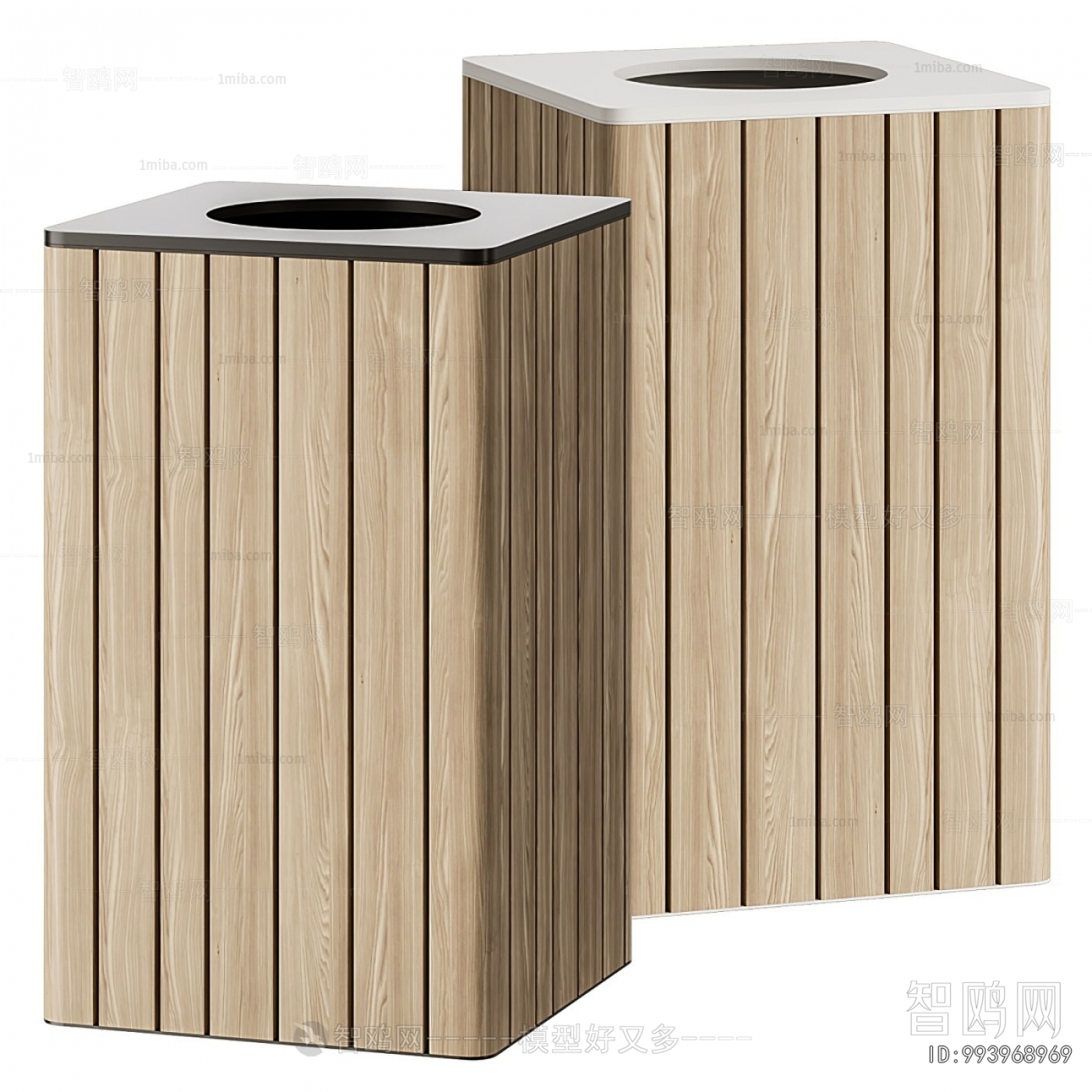 Modern Trash Can