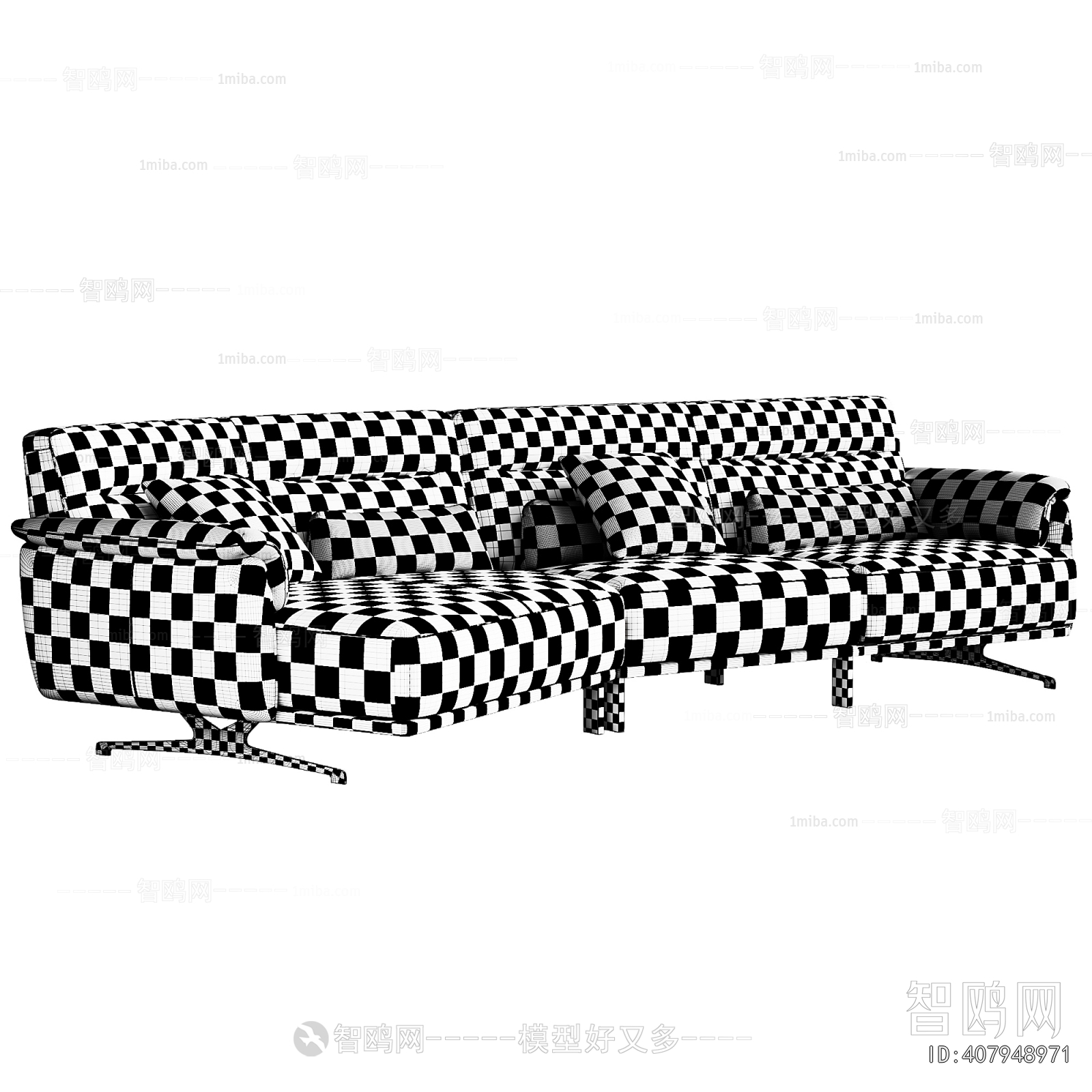 Modern Multi Person Sofa