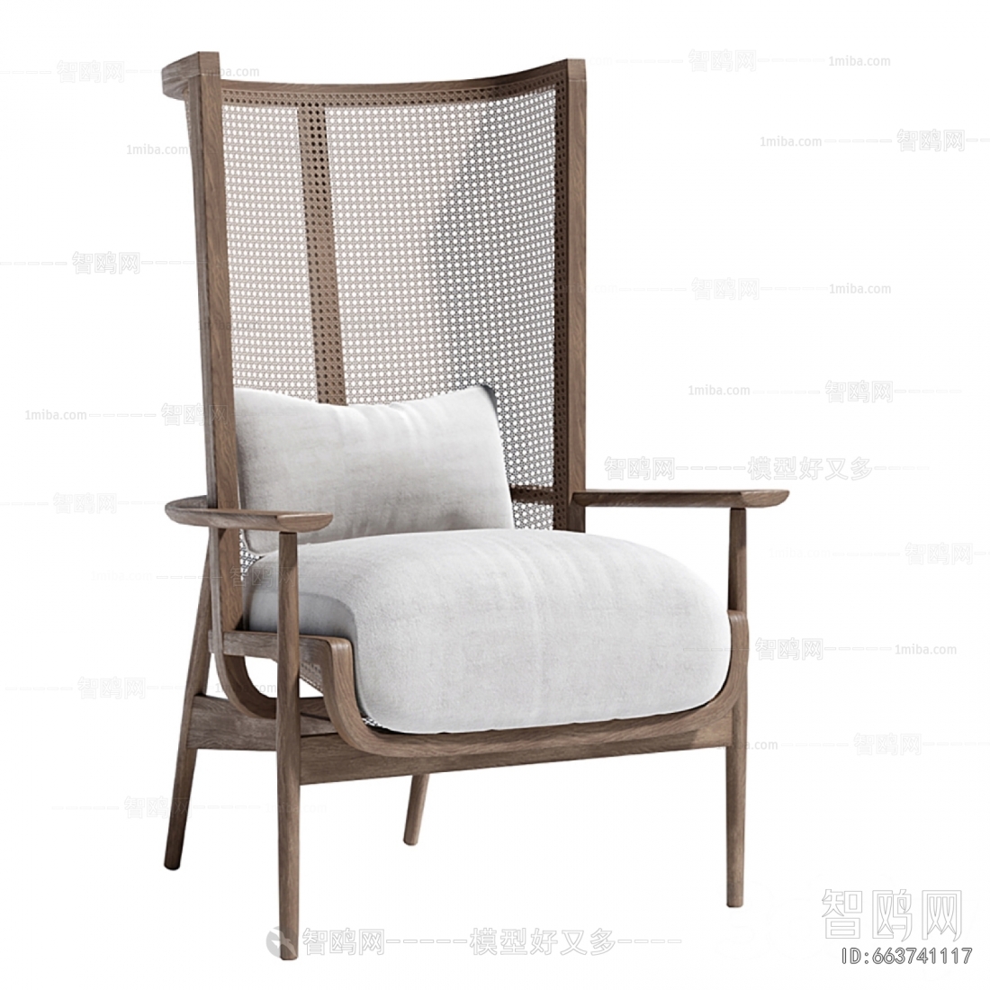 Wabi-sabi Style Lounge Chair