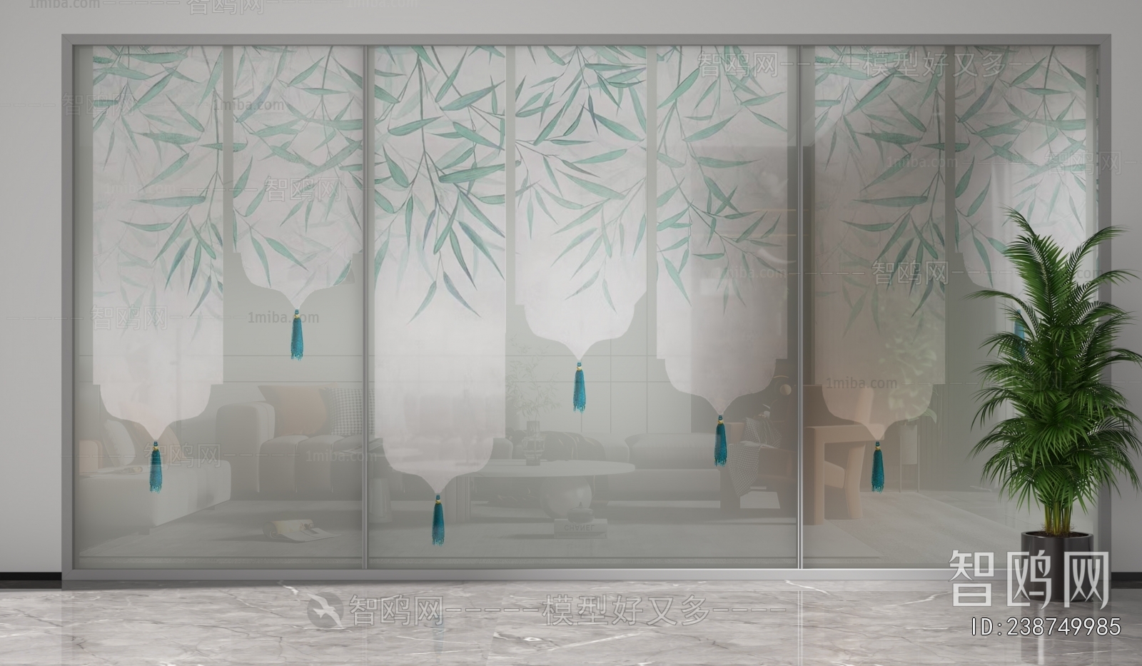 Modern Glass Screen Partition