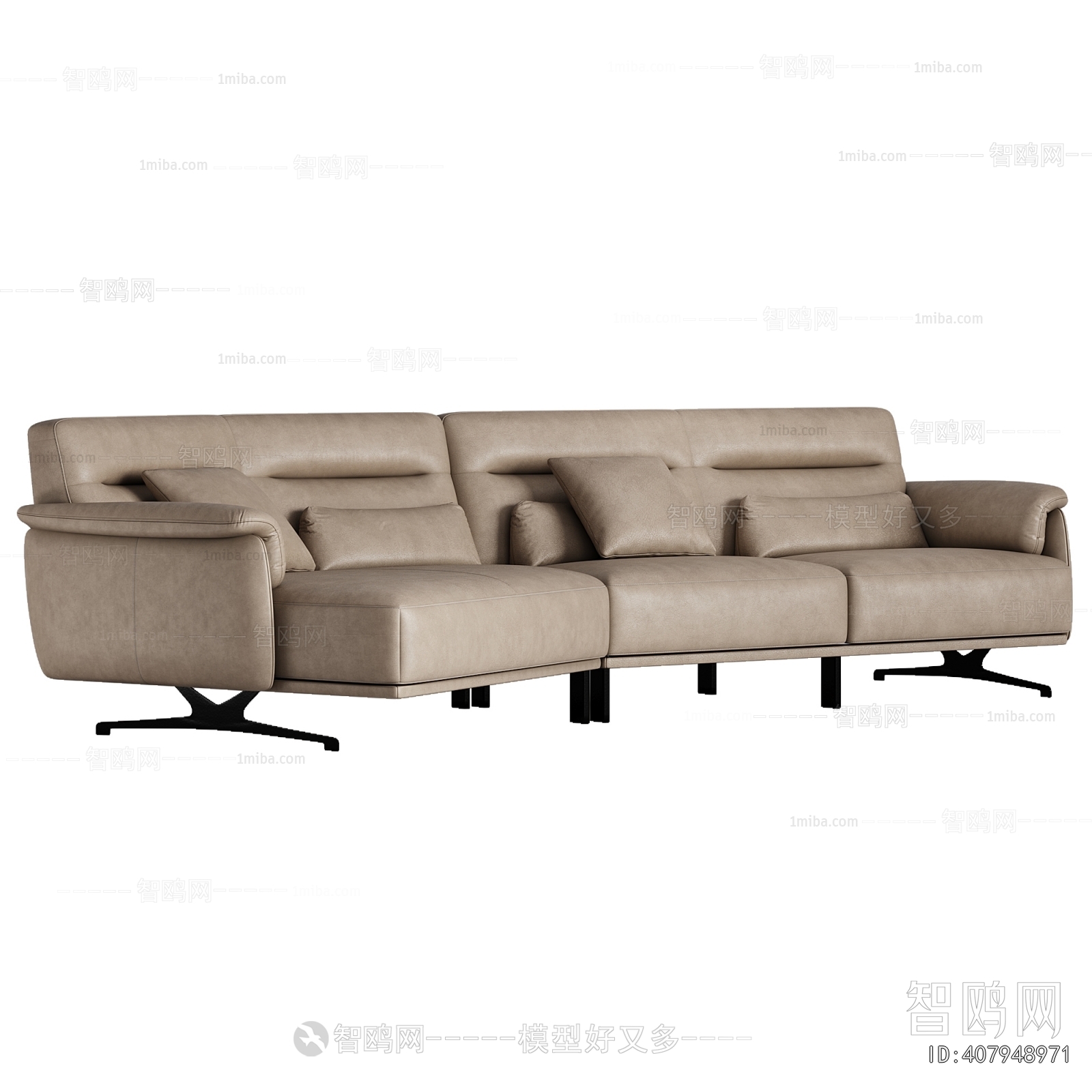 Modern Multi Person Sofa