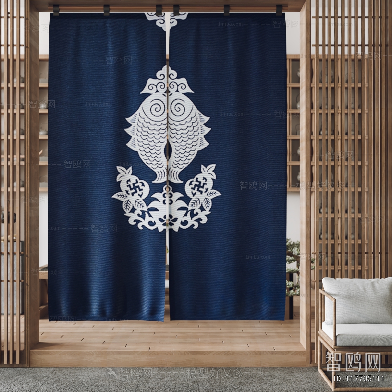 Japanese Style Door Curtain