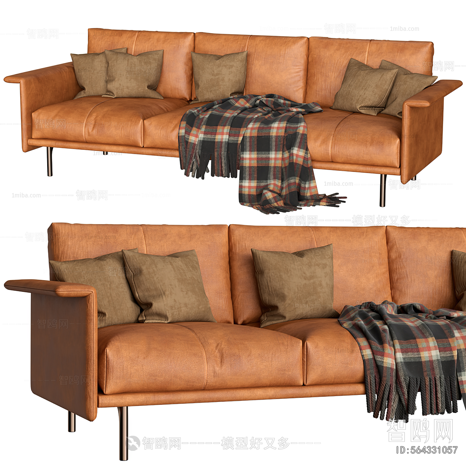 Modern Three-seat Sofa