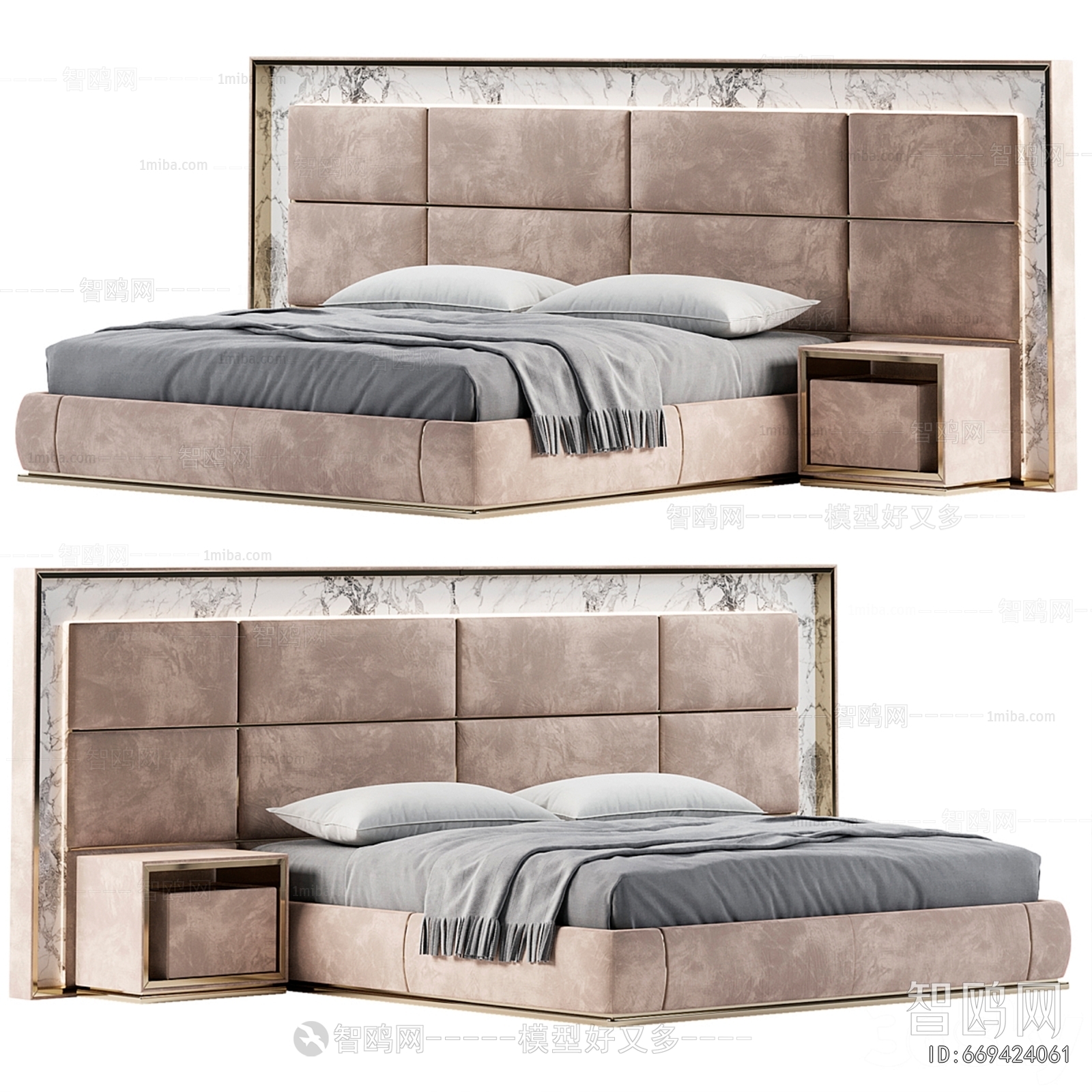 Modern Double Bed