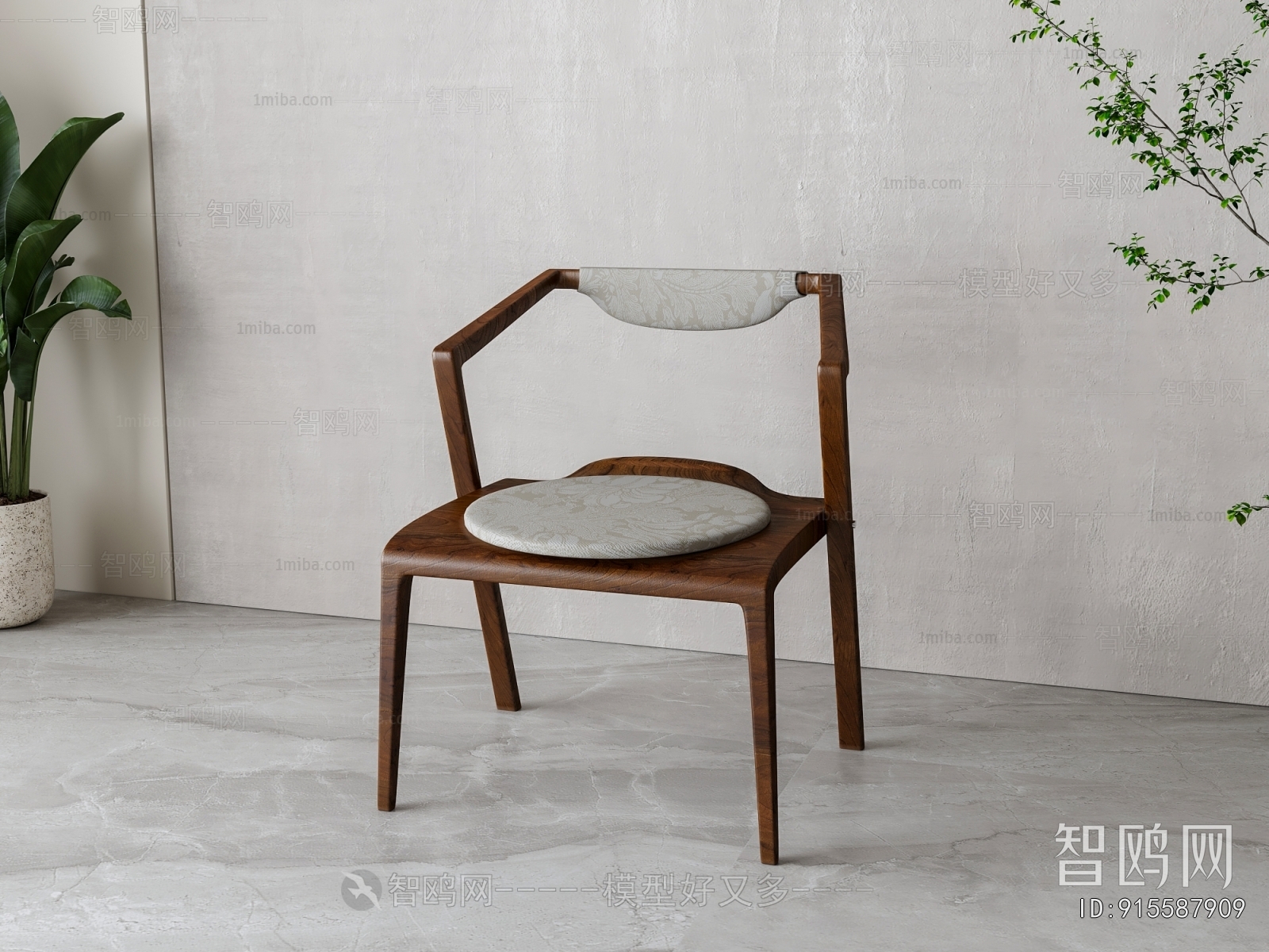 New Chinese Style Single Chair