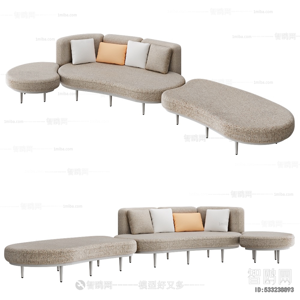 Modern Multi Person Sofa