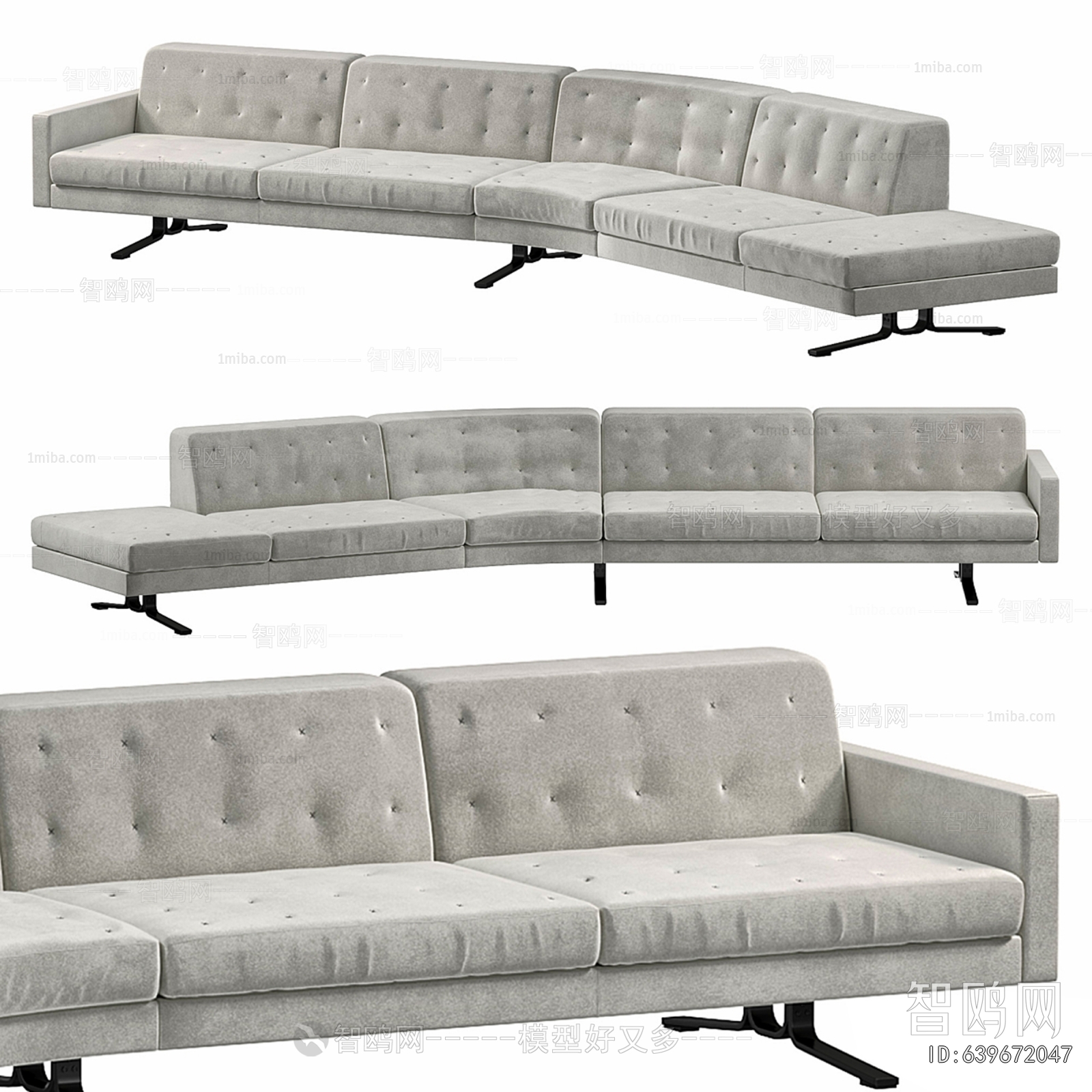 Modern Curved Sofa