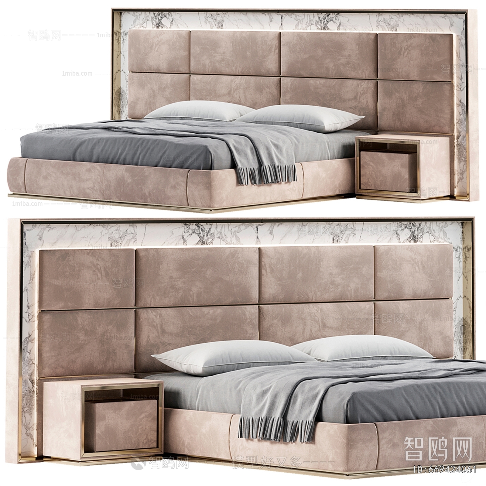 Modern Double Bed