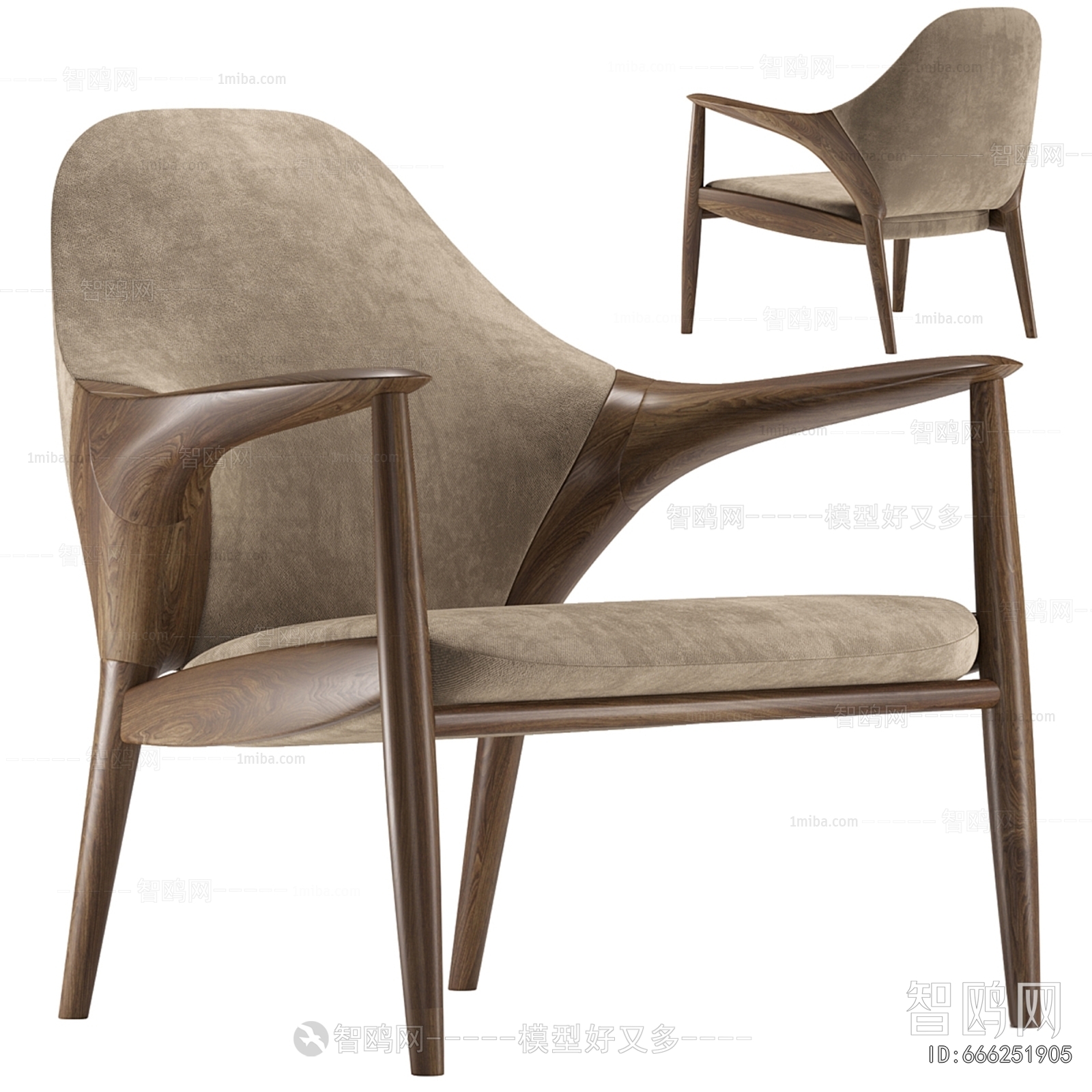 Nordic Style Lounge Chair