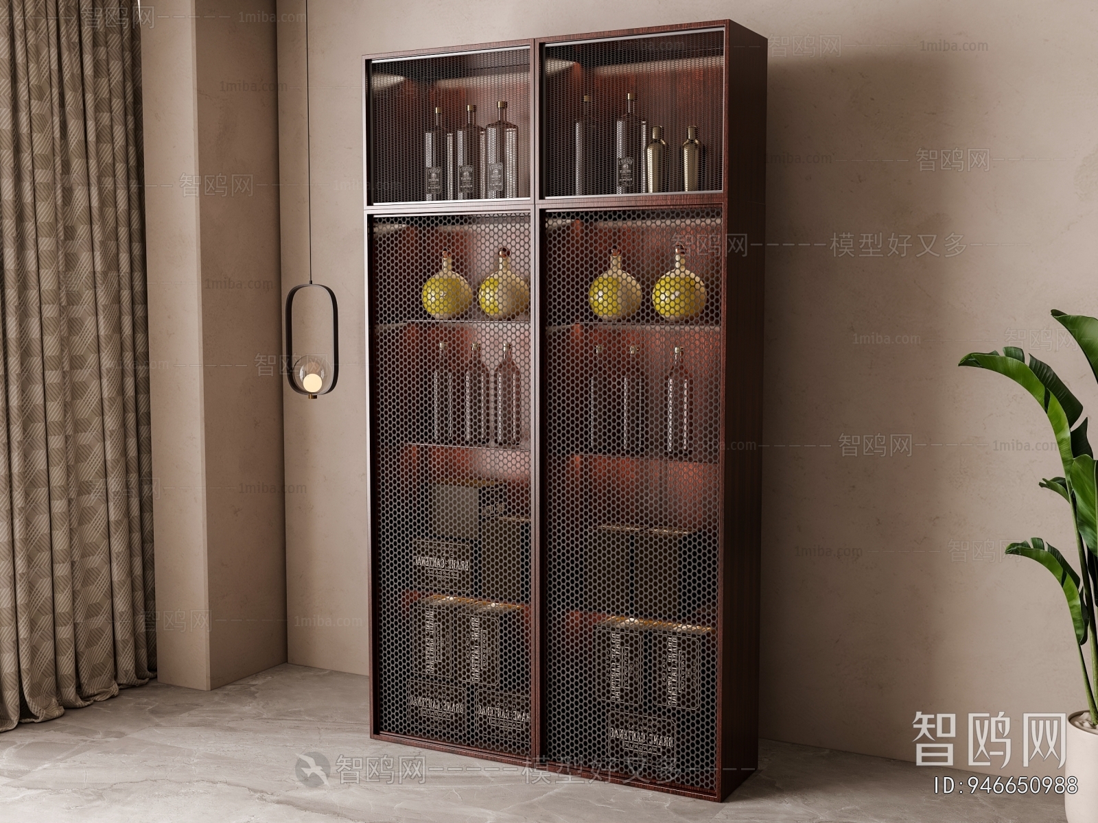 American Style Wine Cabinet