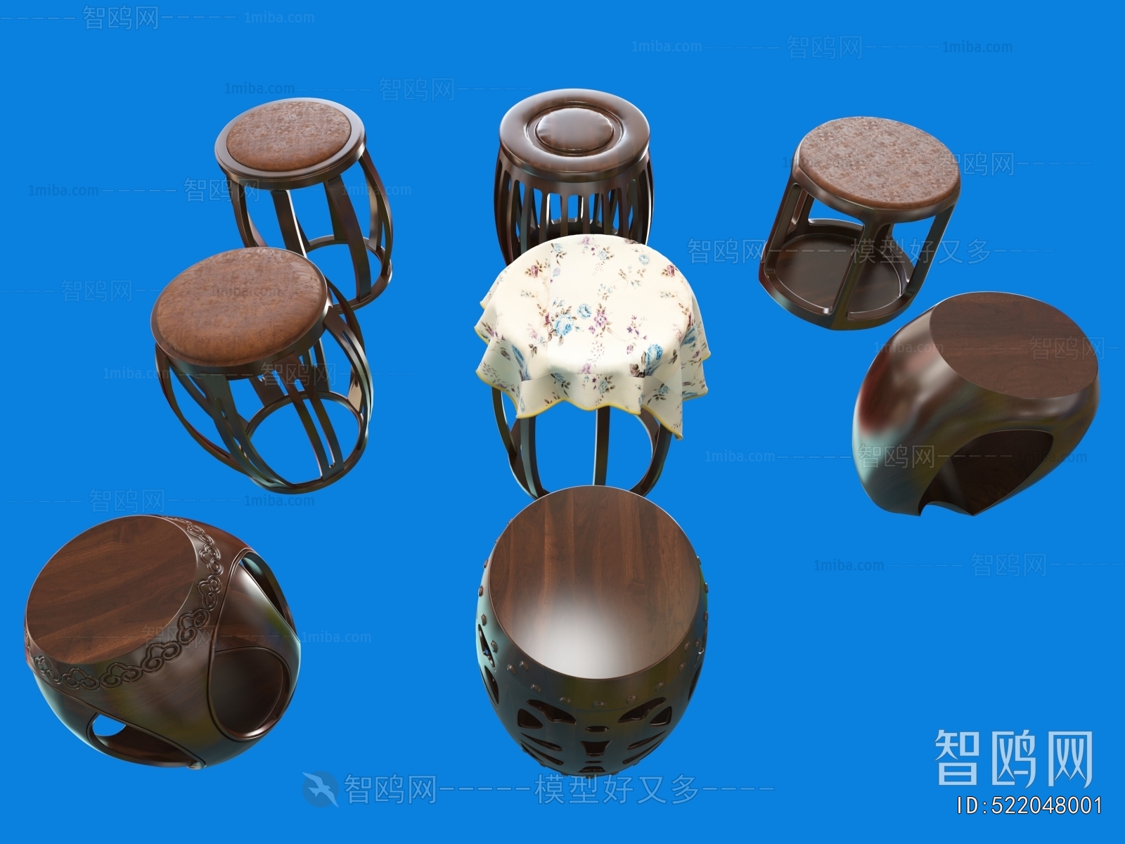 New Chinese Style Stool