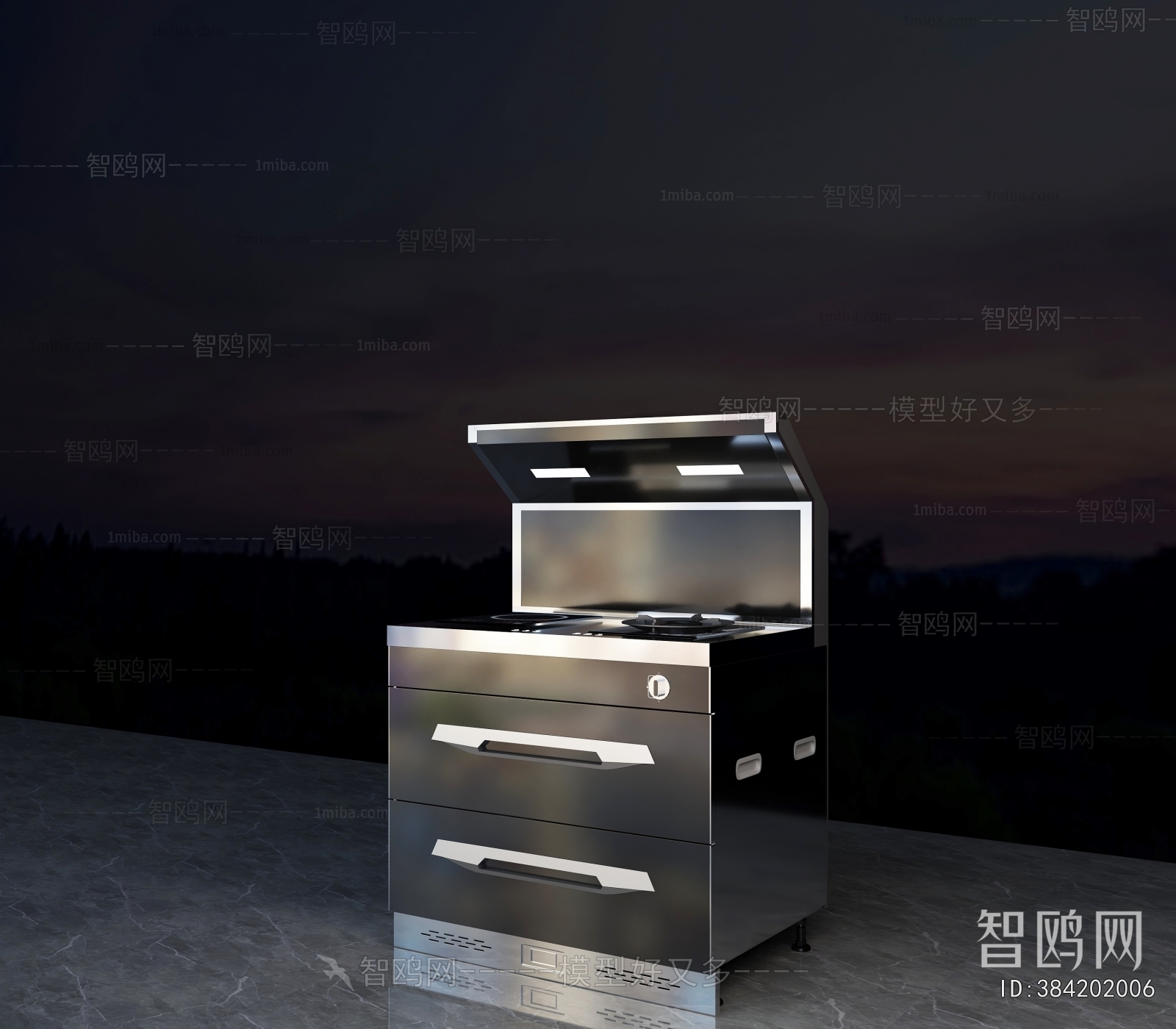 Modern Kitchen Electric Gas Range