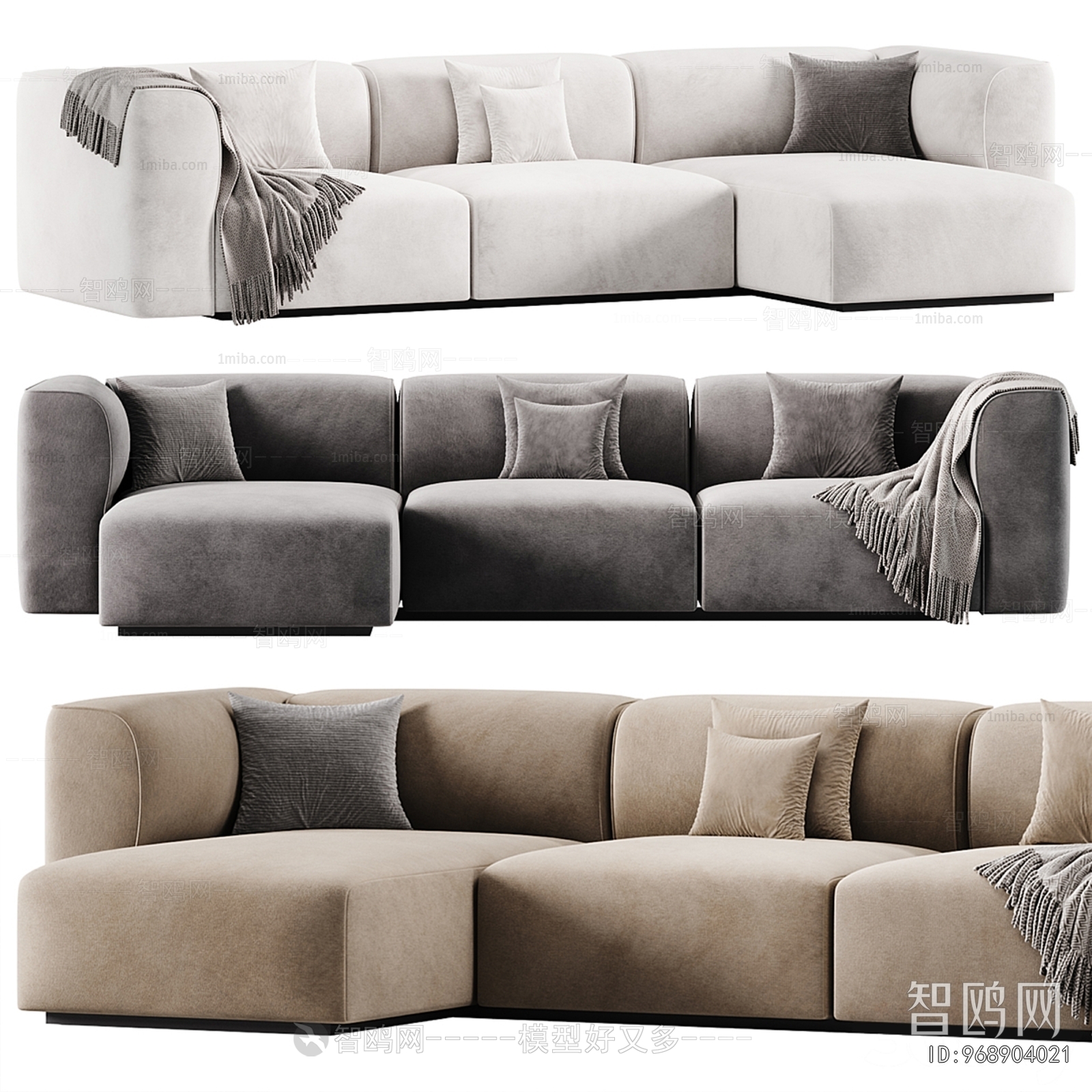 Modern Multi Person Sofa